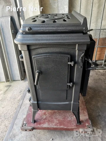 Чугунена печка / камина на дърва 16kW , снимка 4 - Отоплителни печки - 53013088