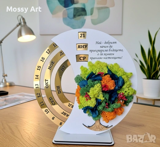 Декорации със скандинавски мъх