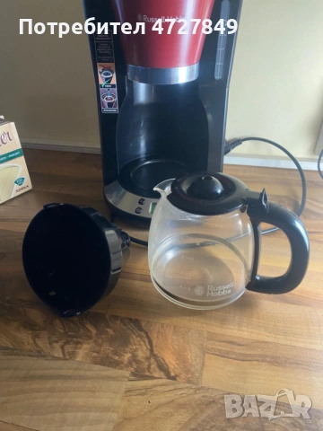 Спешно! Кафемашина за шварц кафе Russell Hobbs + ПОДАРЪК филтри, снимка 4 - Кафемашини - 53395097
