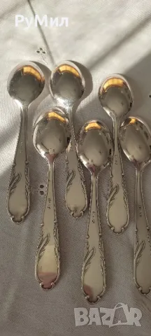 Комплект посребрени лъжички за кафе Solingen* Сребърно покритие 100 , снимка 5 - Прибори за хранене, готвене и сервиране - 48028121
