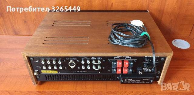 Продавам усилвател Sansui AU-555A, снимка 5 - Ресийвъри, усилватели, смесителни пултове - 52918633