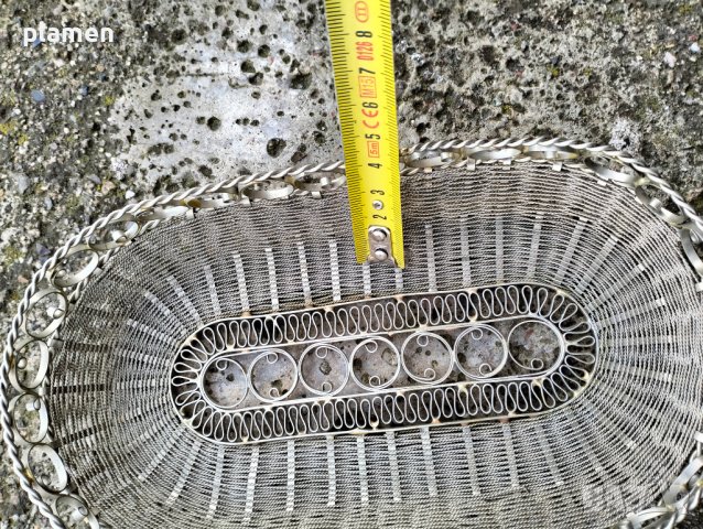 Бронзова купа за бонбони филигран, снимка 5 - Антикварни и старинни предмети - 43475697