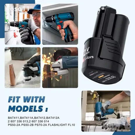 акомулаторни батерии за BOSCH, снимка 10 - Винтоверти - 49743618