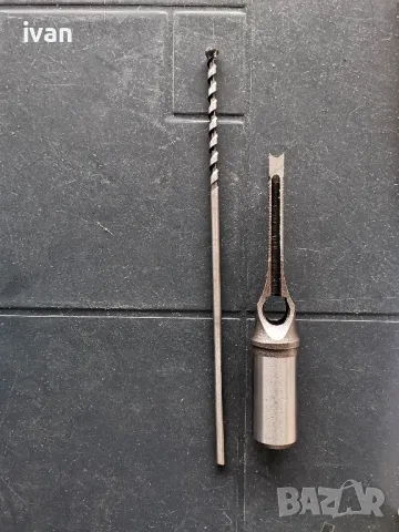 намаление комплект 5 размера Длето кухо със свредло за квадратни отвори , , снимка 2 - Други инструменти - 50302998