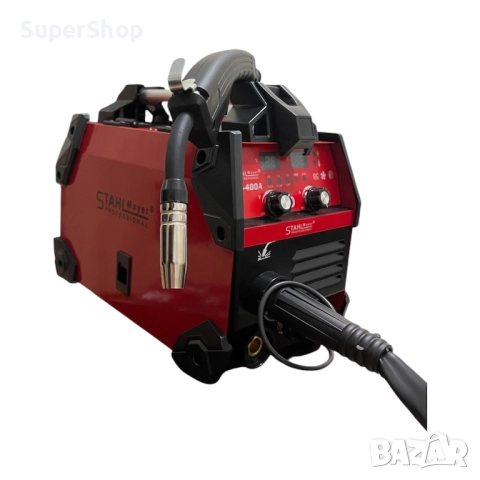 Телоподаващ апарат MIG MAG MMA за заваряване без газ 400А STAHLMAYER, снимка 6 - Други инструменти - 52542082