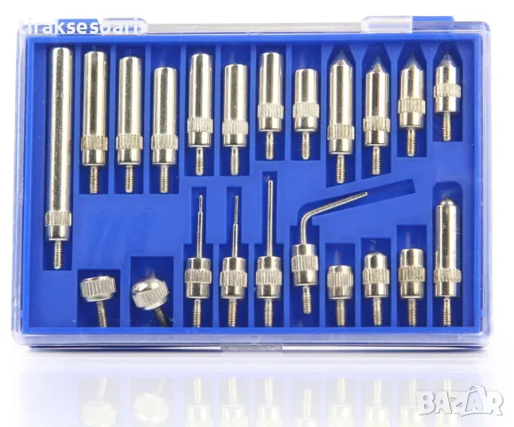 Магнитна стойка с индикаторен часовник с 22 броя накрайници MarPol, снимка 3 - Други инструменти - 48037004