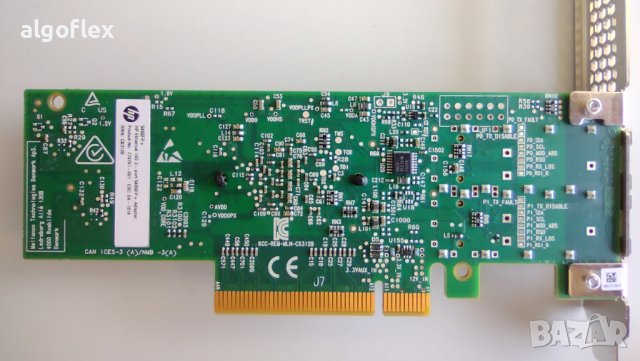10Gb HPE 546SFP+/Mellanox ConnectX 3 PRO PCIe 3.0 x8 DP Мрежов Адаптер, снимка 3 - Други - 37912681