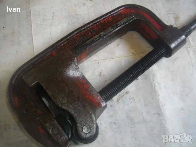 4" Цола Немски Масивен ТРЪБОРЕЗ за рязане на стоманени тръби ALARM  ОТЛИЧЕН 65см/4,5 кг Захват 14см, снимка 18 - Други инструменти - 47325806