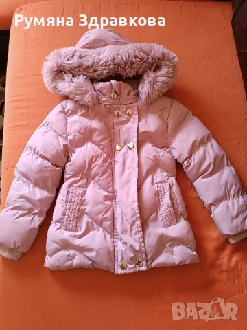 НОВИ Дебело яке за момиче на 4 години и непромокаем гащеризон за 4 г