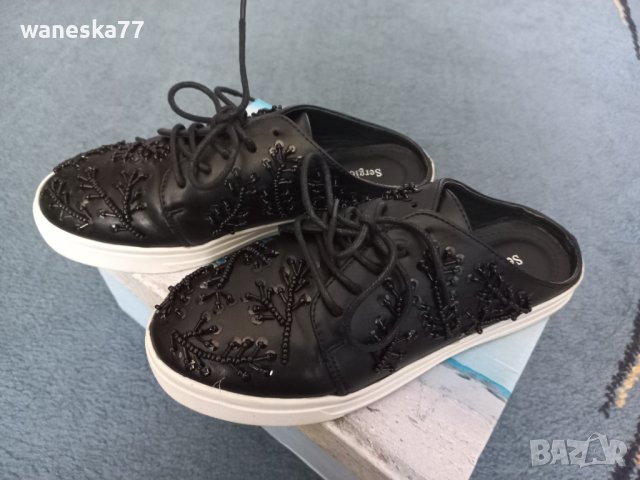 Спортно елегантни кецове/сникърси Sergio Todzi с отворена пета, снимка 2 - Дамски ежедневни обувки - 36851023