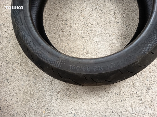 Пистова гума Continental 160/60/ZR 17, снимка 4 - Гуми и джанти - 51483181