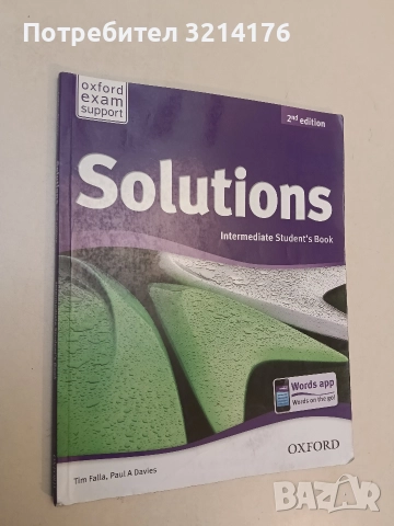 Solutions. Intermediate. Student's Book - Tim Falla, Paul A. Davies