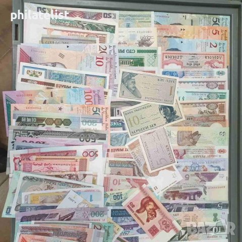 Пакет от различни 800 банкноти цял свят, снимка 2 - Нумизматика и бонистика - 37835639