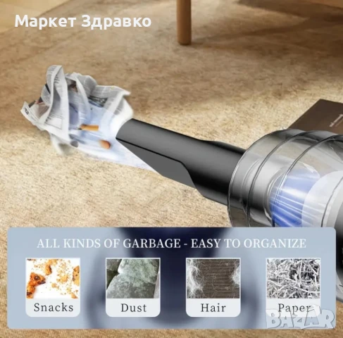 Мощна, тиха, компактна – идеалната ръчна USB прахосмукачка за всеки ден!, снимка 5 - Аксесоари и консумативи - 50611759