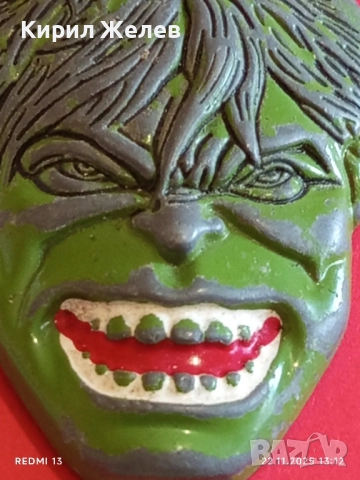 МЕДАЛЬОН с ЛИКА на ХЪЛК от МАРВЕЛ от филма ОТМЪСТИТЕЛИТЕ 34789, снимка 3 - Колиета, медальони, синджири - 52501918