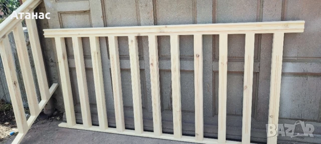 Дървен парапет, снимка 3 - Декорация за дома - 51233555