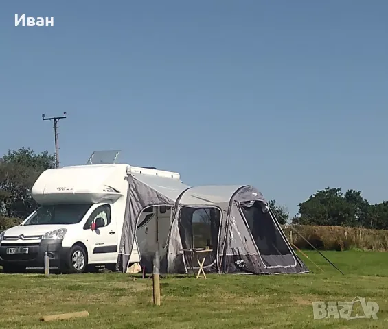 УНИВЕРСАЛЕН НАДУВАЕМ ФОРСЕЛТ AIR VANGO KELA ТАLL. ЗА КЕМПЕР ИЛИ КАРАВАНА.РАЗМЕРИ 370 x 310см, снимка 3 - Палатки - 49708731