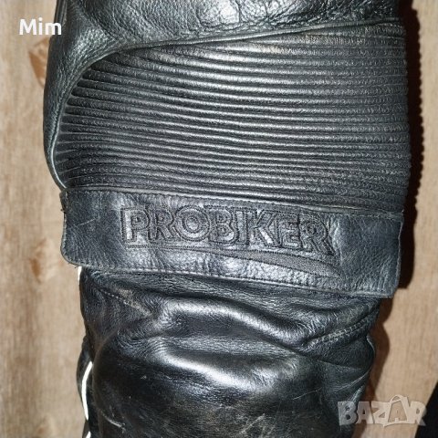 Motorcycle Collection PROBIKER 52 Черен моторджийски панталон от естествена кожа / рокер /, снимка 2 - Спортни дрехи, екипи - 43517627