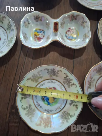 Порцеланови чинийки с Трите грации , снимка 10 - Чинии - 48744851