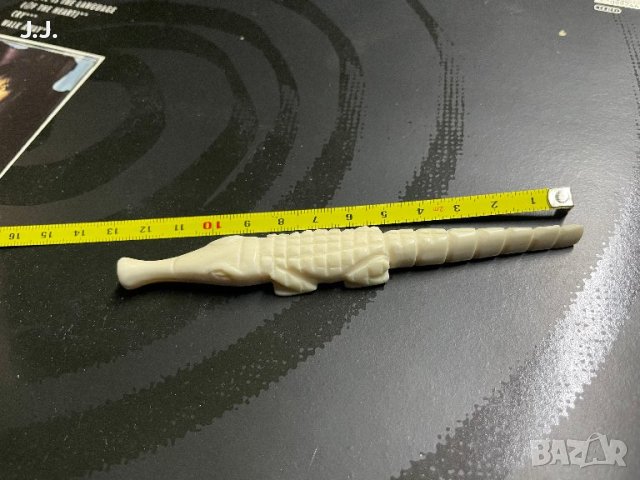 Фигурка "Крокодил" от слонова кост, снимка 3 - Статуетки - 44132842