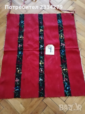 Стари автентични престилки, ръчно изработени в различни години и краища. , снимка 12 - Антикварни и старинни предмети - 52798388