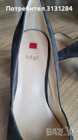 Hogl елегантни женски обувки на ток натурален велур р. 40,5 Австрия , снимка 5 - Дамски обувки на ток - 51498810