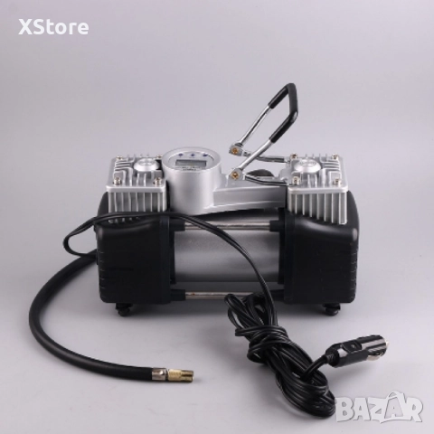 Комплект “Пътна помощ” – компресор за гуми с маркуч за въздух и инструменти 2ц. 12V, снимка 3 - Компресори - 52446407