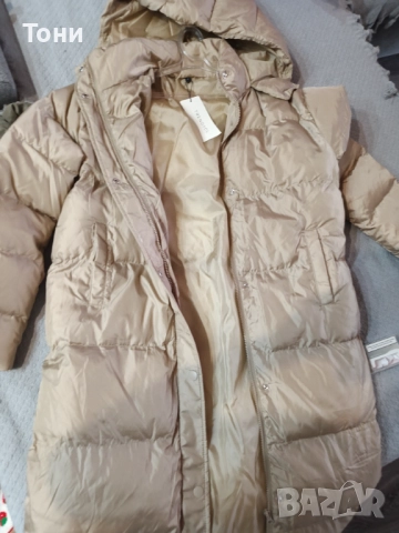 Дълго шушляково яке, снимка 5 - Якета - 52763760