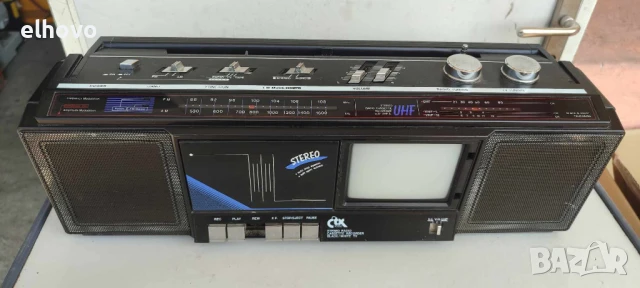 Радиокасетофон с телевизор CTX 9000, снимка 4 - Радиокасетофони, транзистори - 50708356
