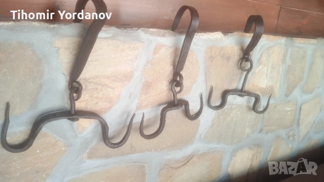 Ченгели,куки за месо., снимка 7 - Антикварни и старинни предмети - 51546004