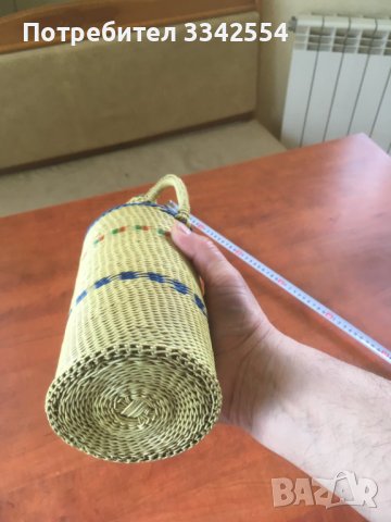 ШИШЕ БУТИЛКА ДАМАДЖАНА СЪС СОЦ. ОПЛЕТКА, снимка 6 - Други ценни предмети - 36668445