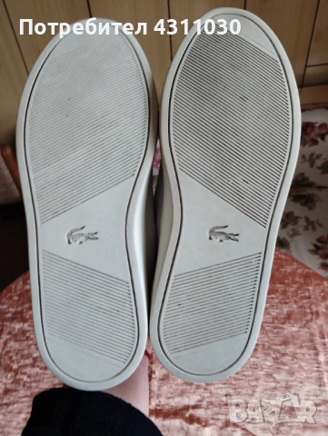 Оригинални мъжки маратонки Lacoste 42 номер, снимка 8 - Маратонки - 53366654