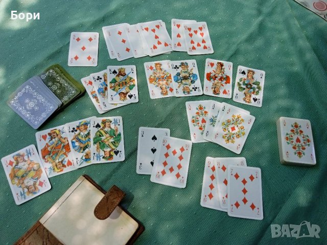 ROKOKO две тестета в кожен калъф, снимка 1 - Карти за игра - 37417069