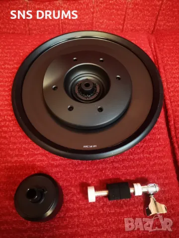 🥁 Нов 14" Alesis ARC фус чинел с контролер и клъч – пълен комплект, снимка 5 - Ударни инструменти - 48748788