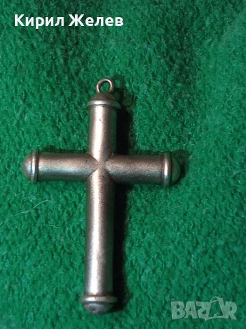 СТИЛЕН СРЕБЪРЕН ВИНТИДЖ АРТ КРЪСТ СРЕБРО ВИСОКА ПРОБА РЪЧНА ИЗРАБОТКА 18732, снимка 14 - Колиета, медальони, синджири - 43221554
