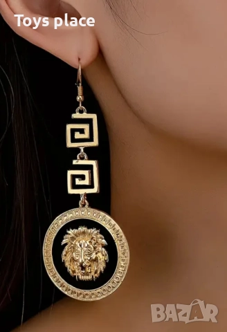 Различни модели ефектни дамски обеци Версаче , снимка 3 - Обеци - 52635114