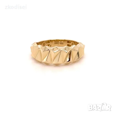 Златен дамски пръстен 2,45гр. размер:56 14кр. проба:585 модел:26659-5