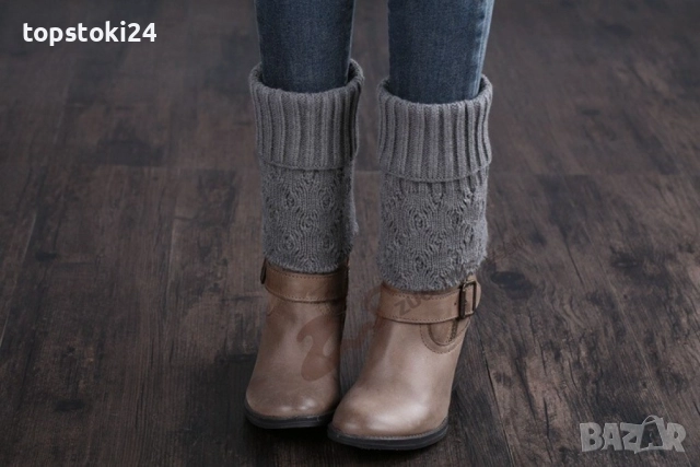 Плетени дамски чорапи, гети, снимка 15 - Други - 52641384