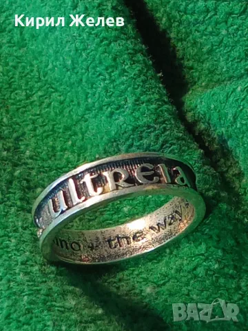 ЕЛ КАМИНО ПЪТЯТ Към САНТЯГО РИМОКАТОЛИЧЕСКИ СРЕБЪРЕН ПРЪСТЕН ЛАКИРАНО СРЕБРО 925 АРТ ИЗРАБОТКА 48886, снимка 17 - Антикварни и старинни предмети - 49913134