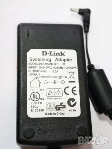 Адаптер D-LINK DSA-0421S-50 48V 0.5A