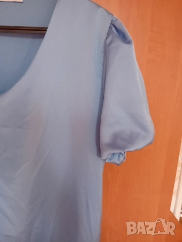 Дълга сатенена рокля , снимка 5 - Рокли - 51548414