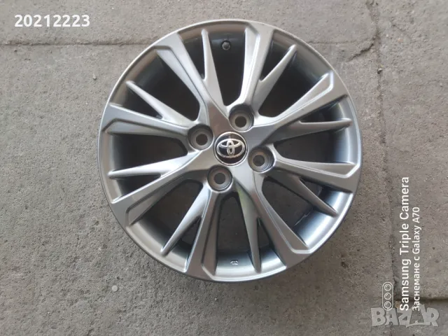 1 брой алуминиева джанта за Toyota Yaris,Toyota Yaris- Hybrid 15