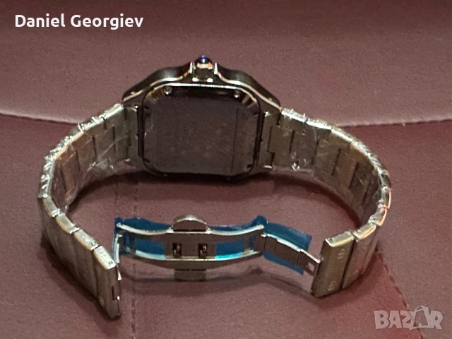 НОВ Часовник Cartier Santos XL с автоматичен механизъм, снимка 2 - Мъжки - 53229230