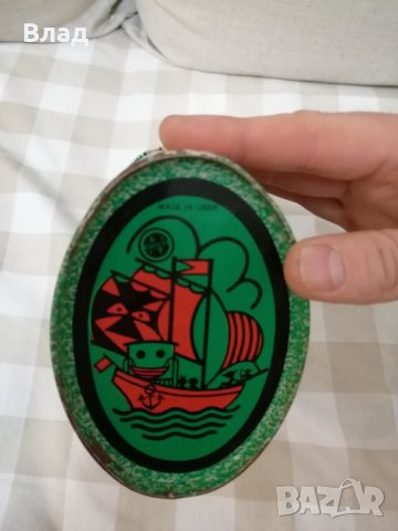 стара метална руска кутия пипи дългото чорапче норма, снимка 3 - Антикварни и старинни предмети - 27491610