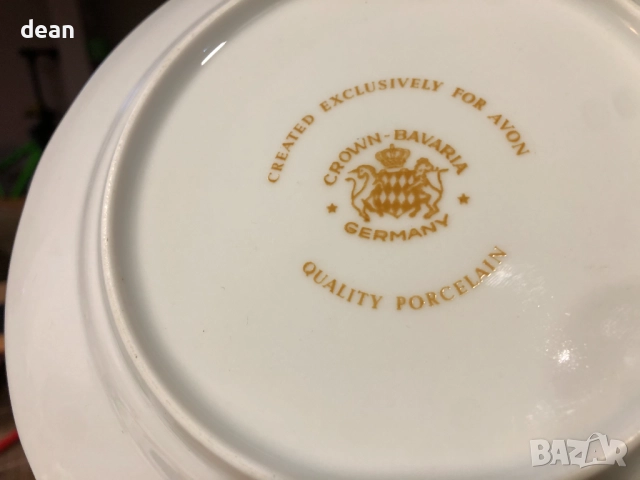 Баварски порцеланов сервиз за кафе-Vintage, снимка 3 - Сервизи - 51705060