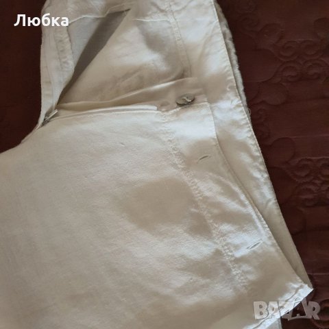 Дамски панталон лен и памук, снимка 2 - Панталони - 33346197