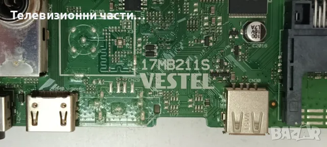 Finlux 43-FFB-5600 със счупен екран VES430UNDB-2D-N12 HV430FHB-N10/17MB211S 240817R1/17IPS12 231115R, снимка 14 - Части и Платки - 49282299