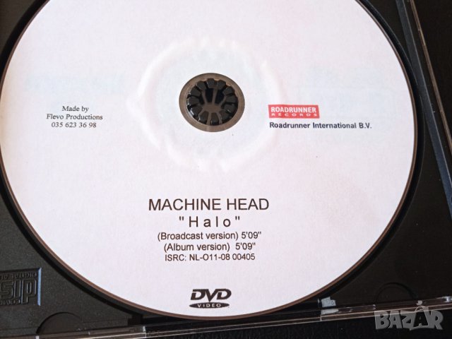 Machine Head - Halo  - много рядък DVD на Roadrunner Records, снимка 2 - DVD дискове - 43490867