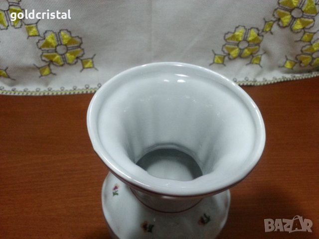 Стар български порцелан ваза , снимка 5 - Антикварни и старинни предмети - 42867915