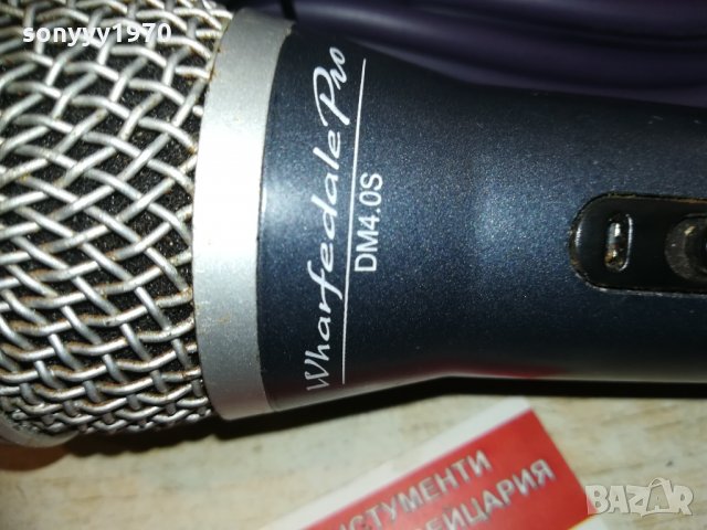wharfedale profi mic с кабел и държач 2303211657, снимка 6 - Микрофони - 32275406